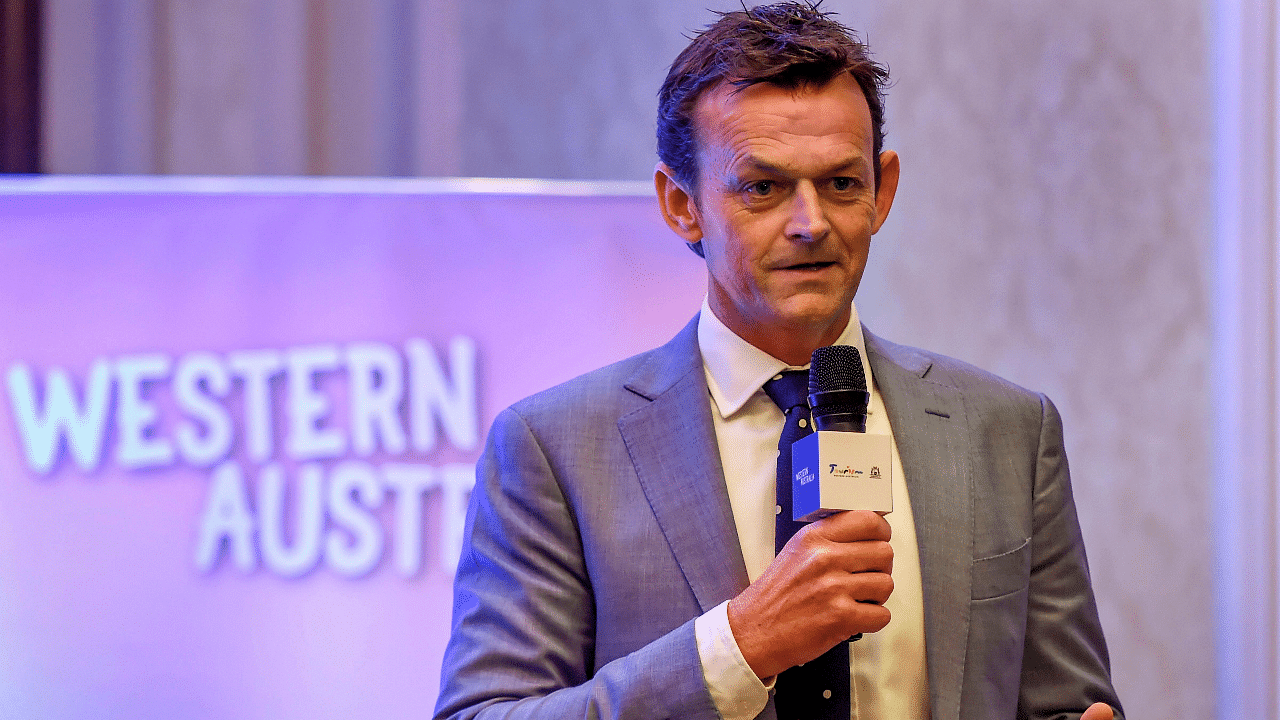 Western Australia’s opening batsman, Adam Gilchrist. Credit: PTI Photo