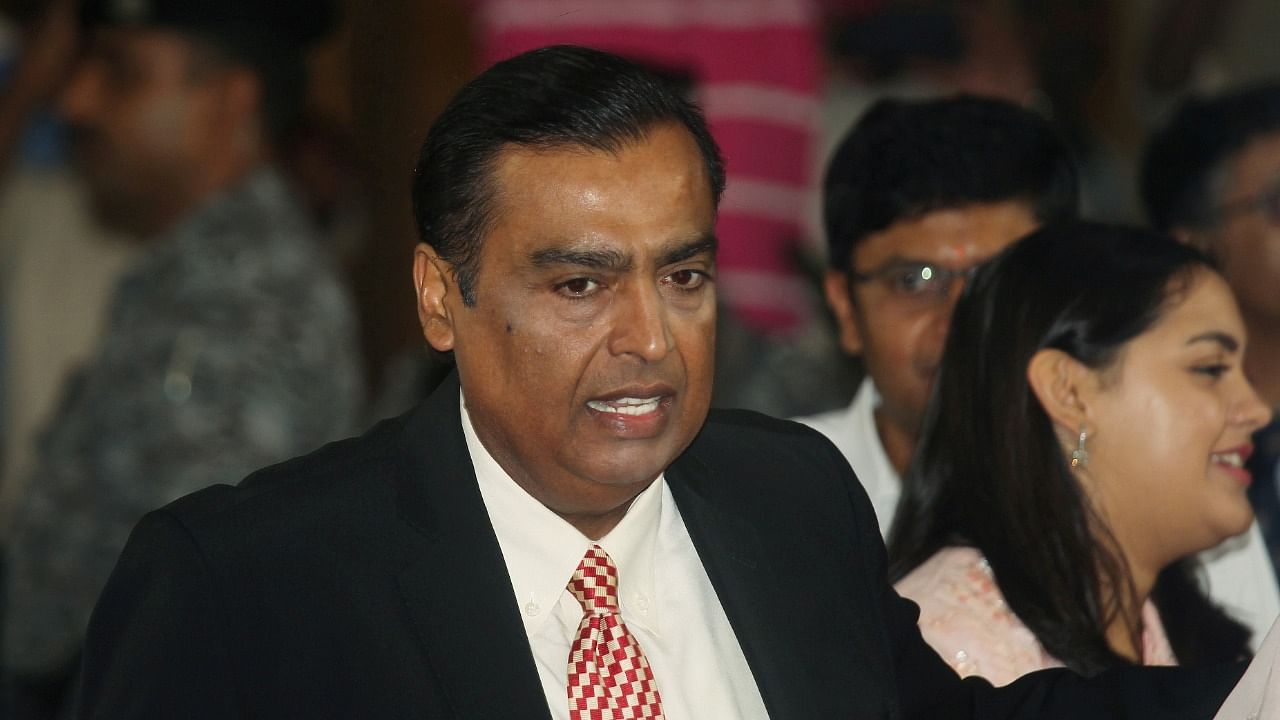 Mukesh Ambani, Chairman and Managing Director of Reliance Industries. Credit: Reuters File Photo