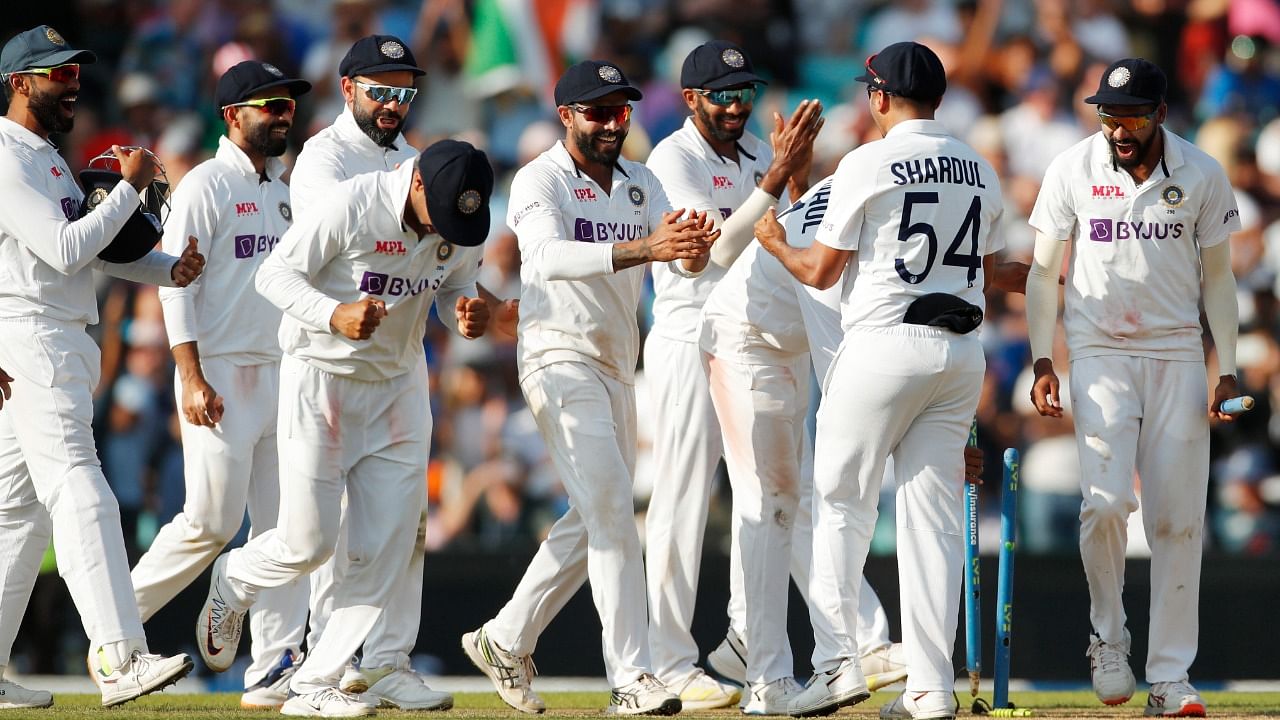 Indian cricket team during a test match. Credit: Reuters File Photo