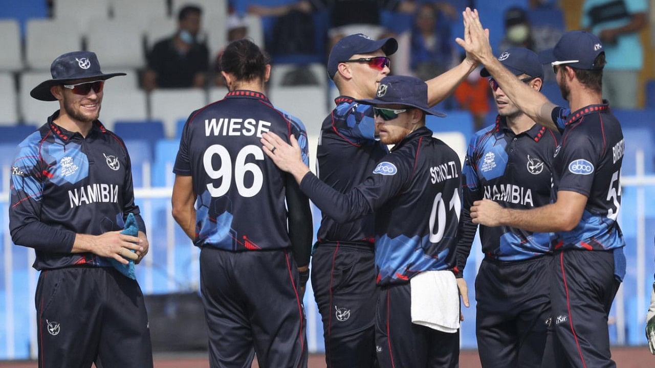 New Zealand have six points, two ahead of Afghanistan and four in front of India who must win both their remaining games, and improve their run rate, to have any chance of making the semi-finals. Credit: AP Photo