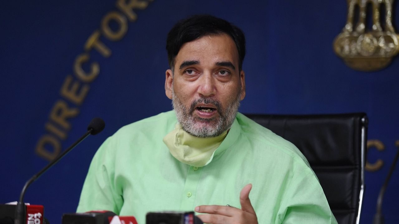 Delhi Environment Minister Gopal Rai. Credit: PTI Photo