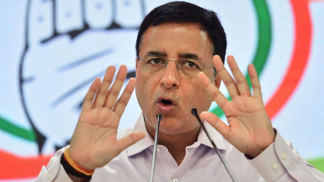 Congress general secretary Randeep Singh Surjewala. Credit: PTI Photo