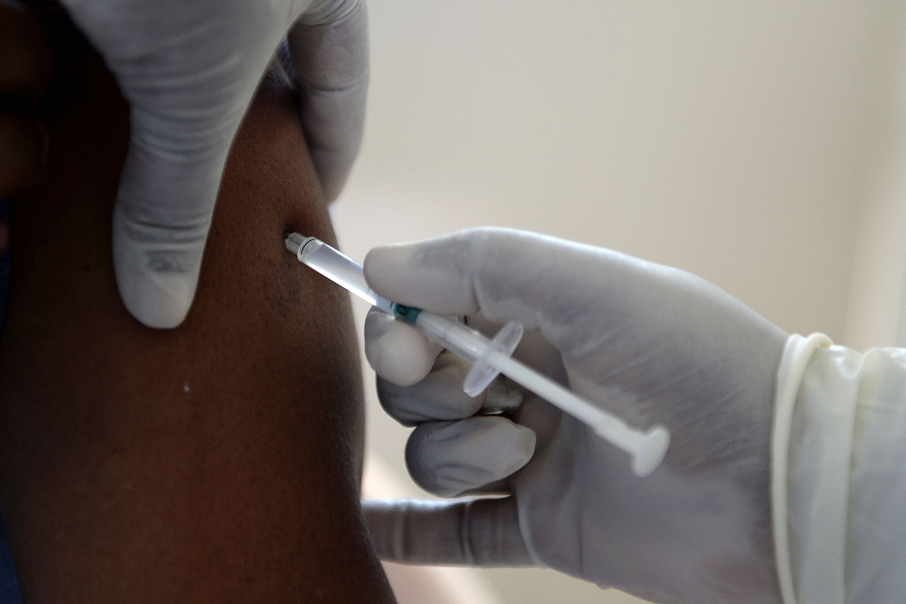 Around 78.7 per cent of India's adult population has received at least one dose of Covid-19 vaccine. Credit: AFP File Photo