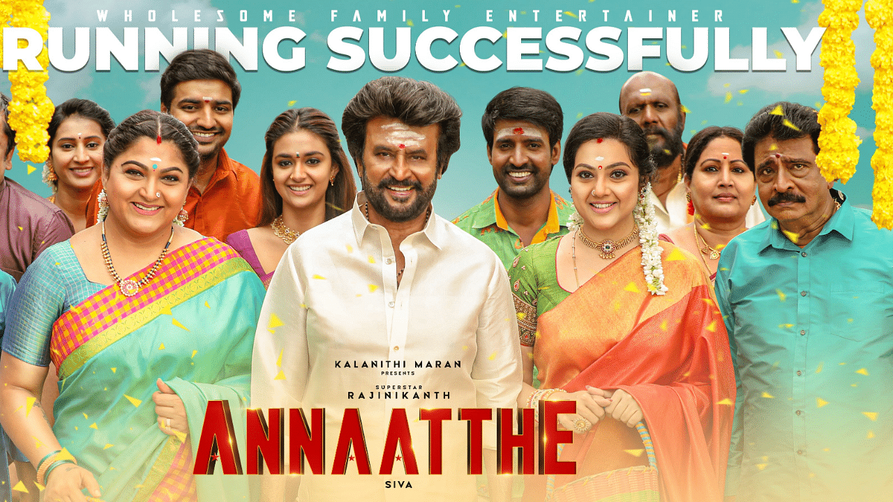 The official poster of 'Annaatthe'. Credit: Twitter/SunPictures