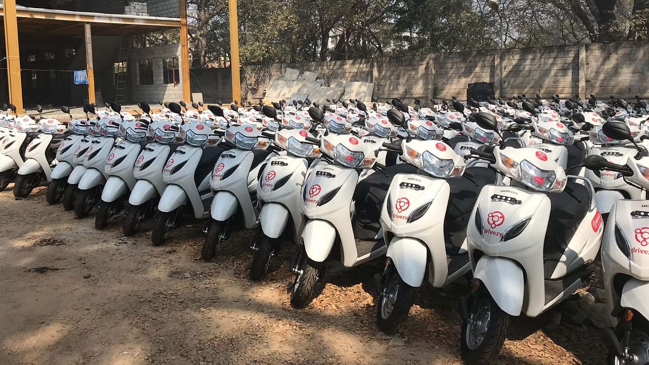 395 scooters are yet to be returned to Drivezy India Travels Pvt Ltd. Credit: DH File Photo