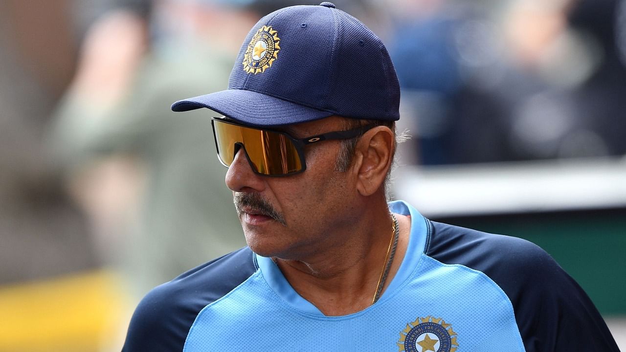 India men's cricket team head coach Ravi Shastri. Credit: AFP File Photo