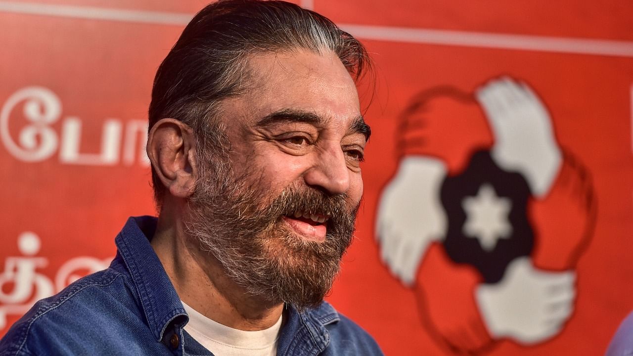 Actor-turned-politician and Makkal Needhi Maiam (MNM) chief Kamal Haasan. Credit: PTI File Photo