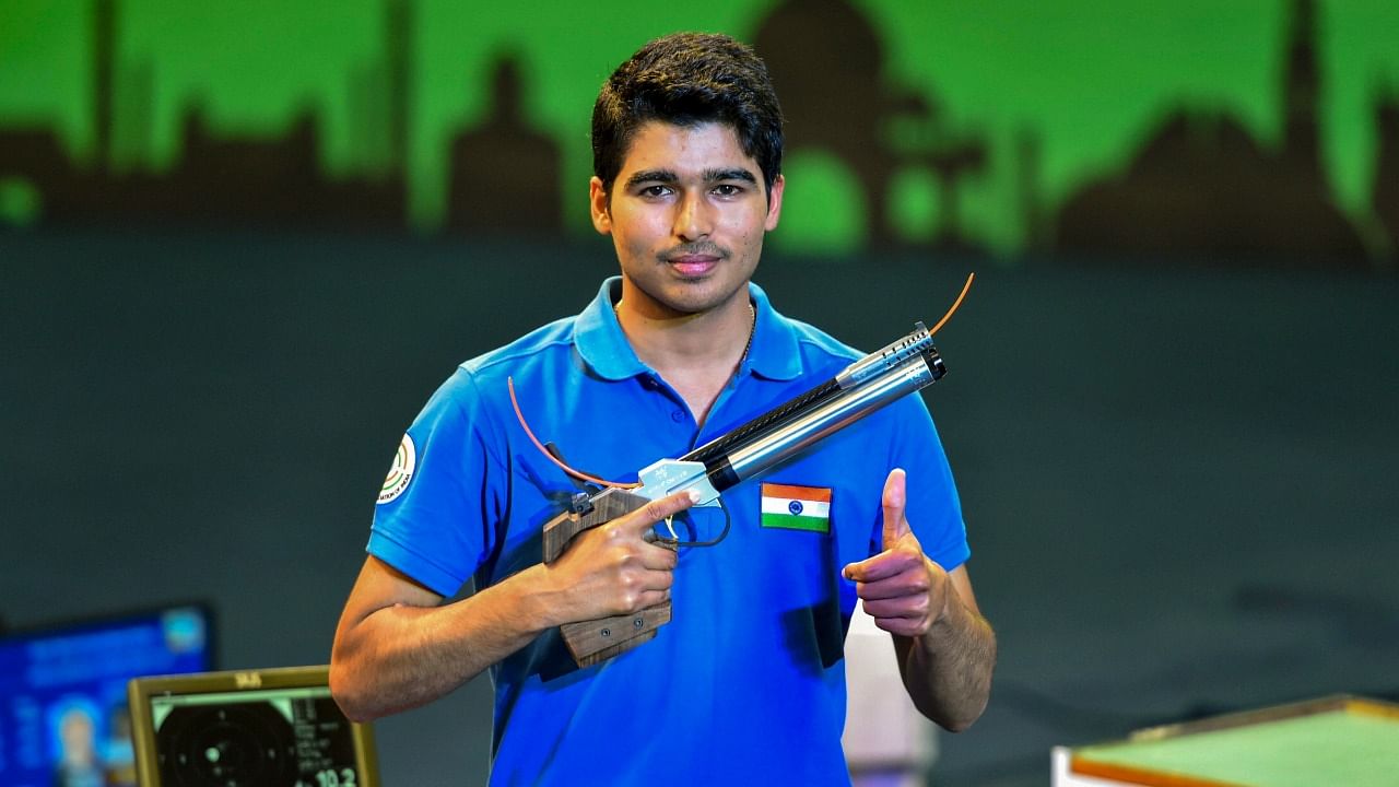 Indian shooter Saurabh Chaudhary. Credit: PTI File Photo