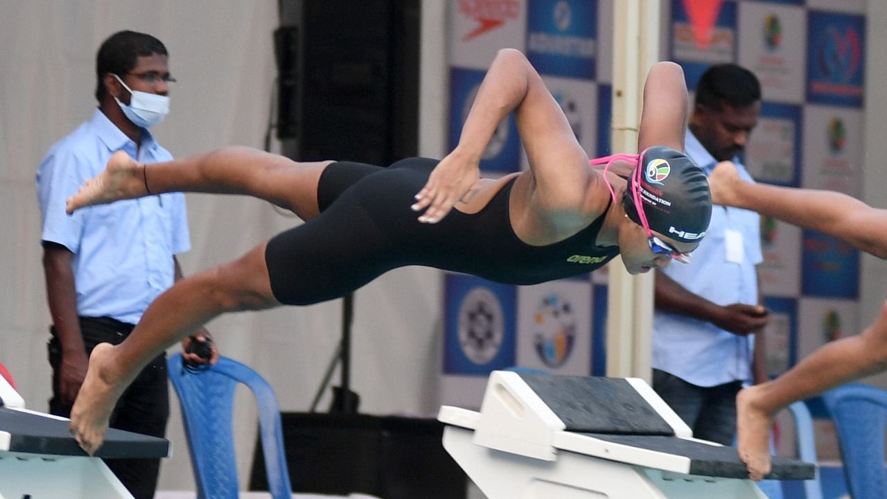 In the recently concluded senior National meet, the men’s division had seven new individual meet records while the women had none. Credit: DH File Photo