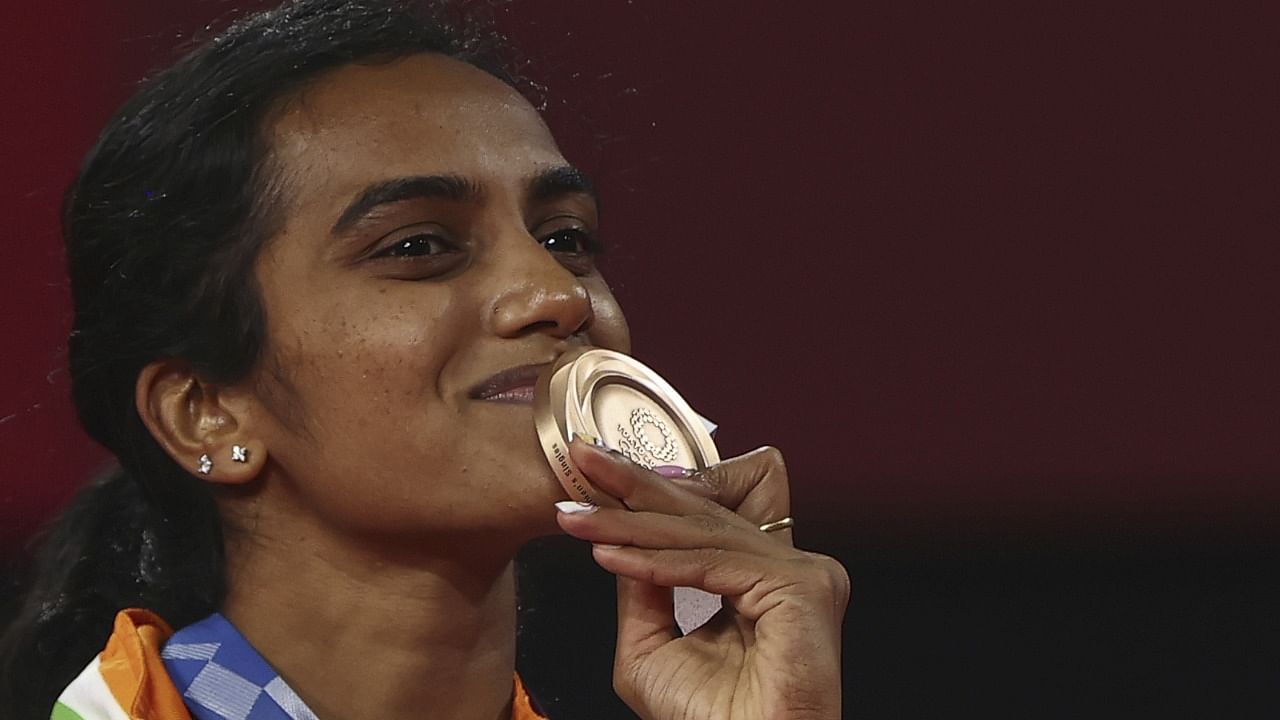 P V Sindhu of India. Credit: Reuters File Photo