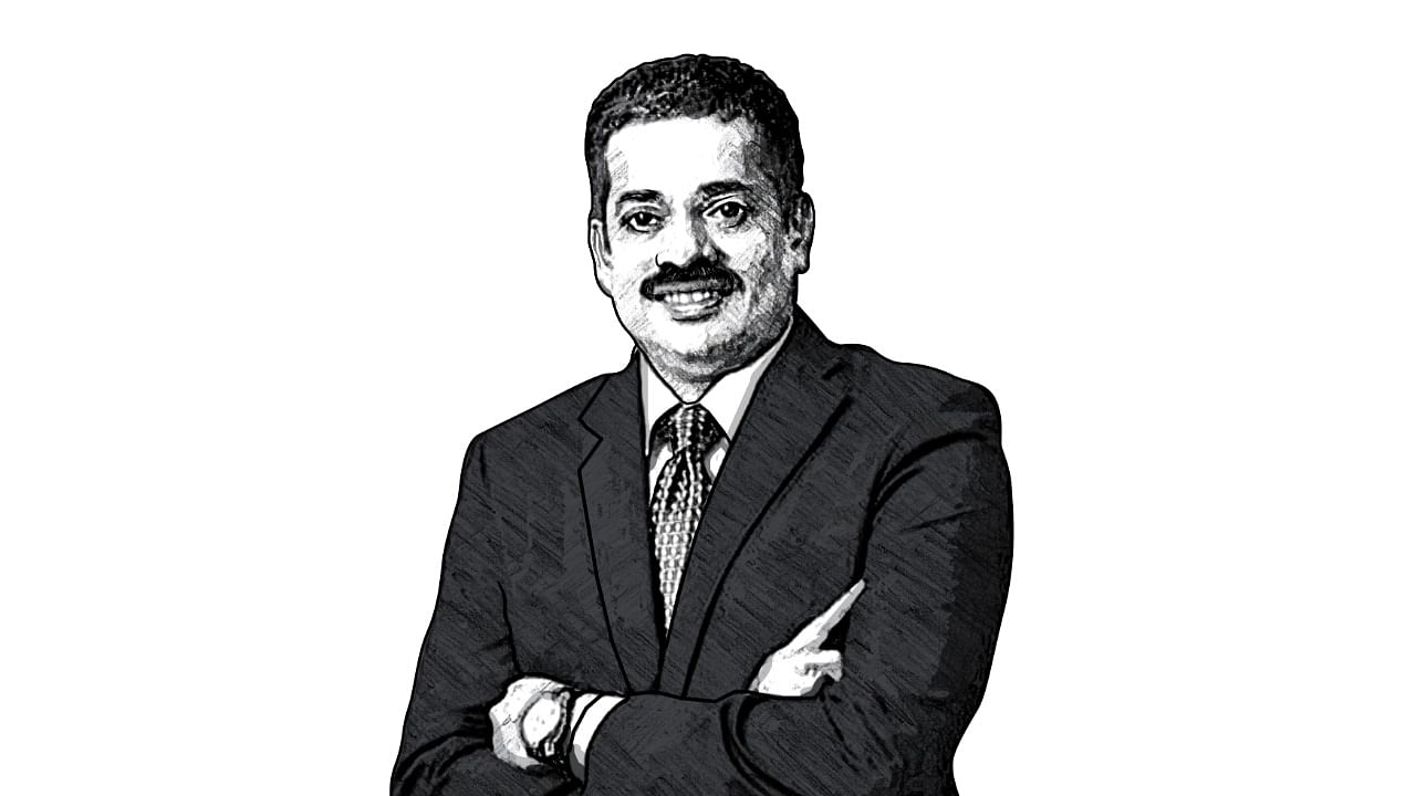 B Gopkumar, MD & CEO, Axis Securities. Credit: DH Illustration
