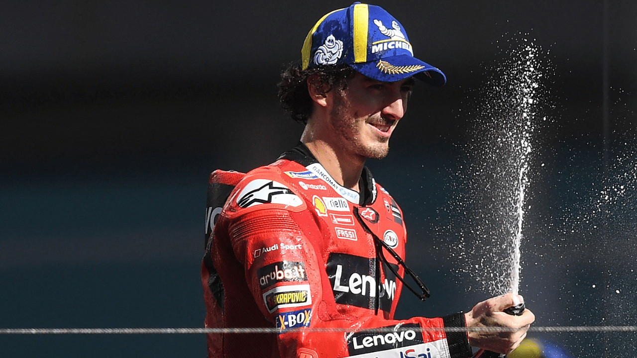 Francesco Bagnaia. Credit: AFP Photo