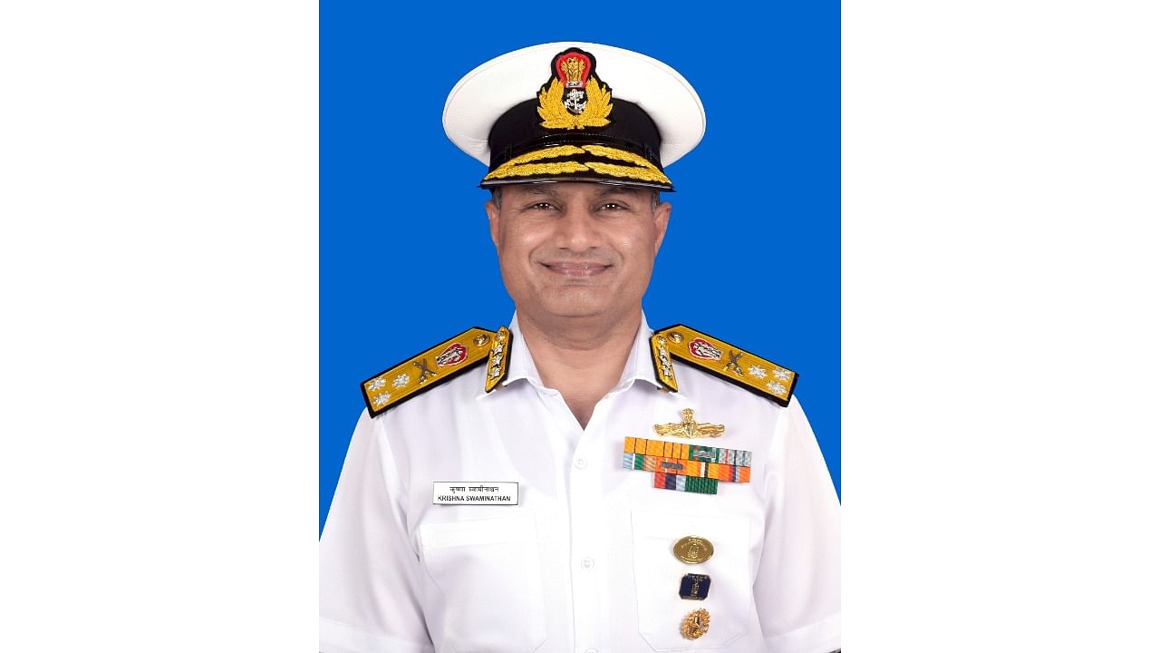 Vice Admiral Krishna Swaminathan. Credit: Special Arrangement