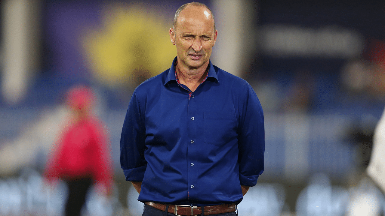  Former England player Nasser Hussain before the match. Credit: Reuters Photo