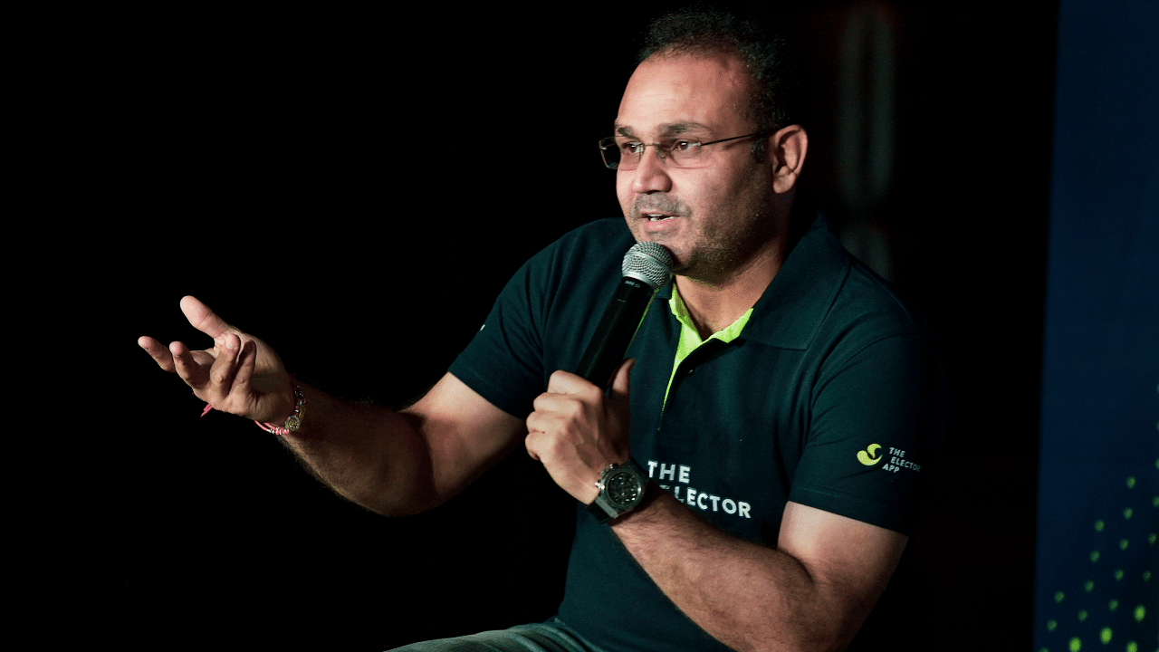Former Indian cricketer Virender Sehwag. Credit: PTI Photo