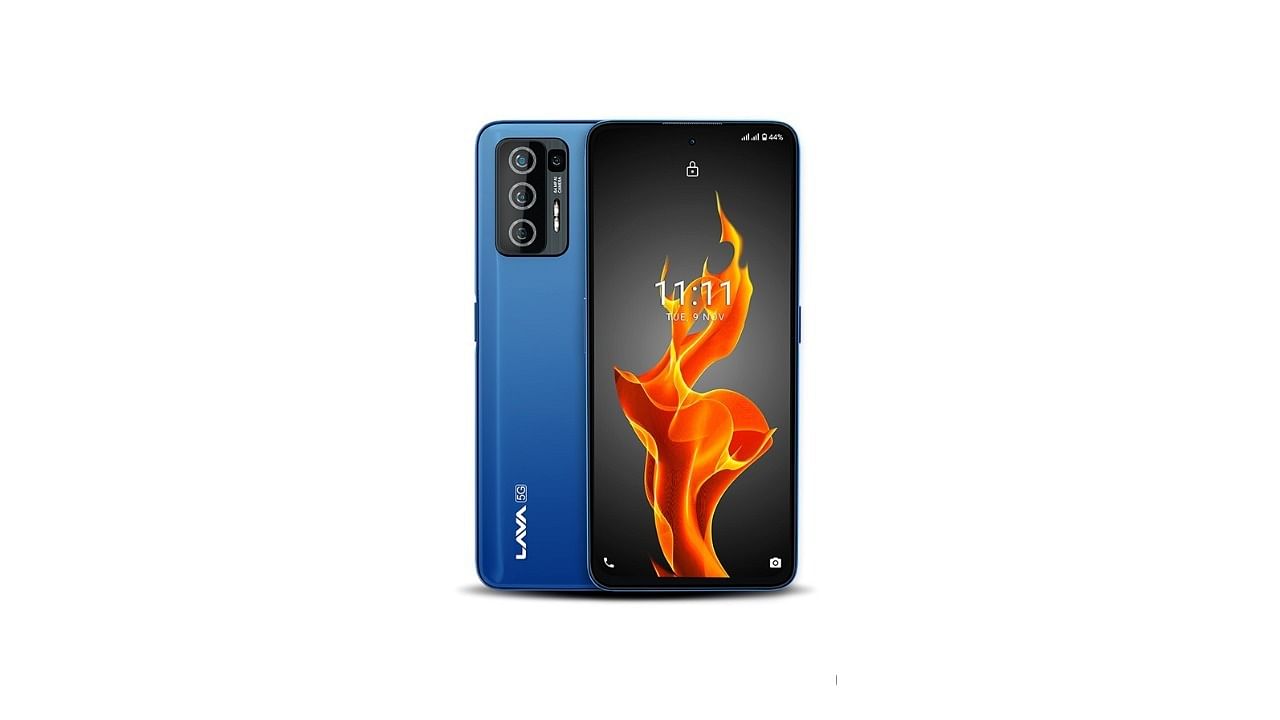 Newly launched 5G smartphone by Lava. Credit: IANS Photo