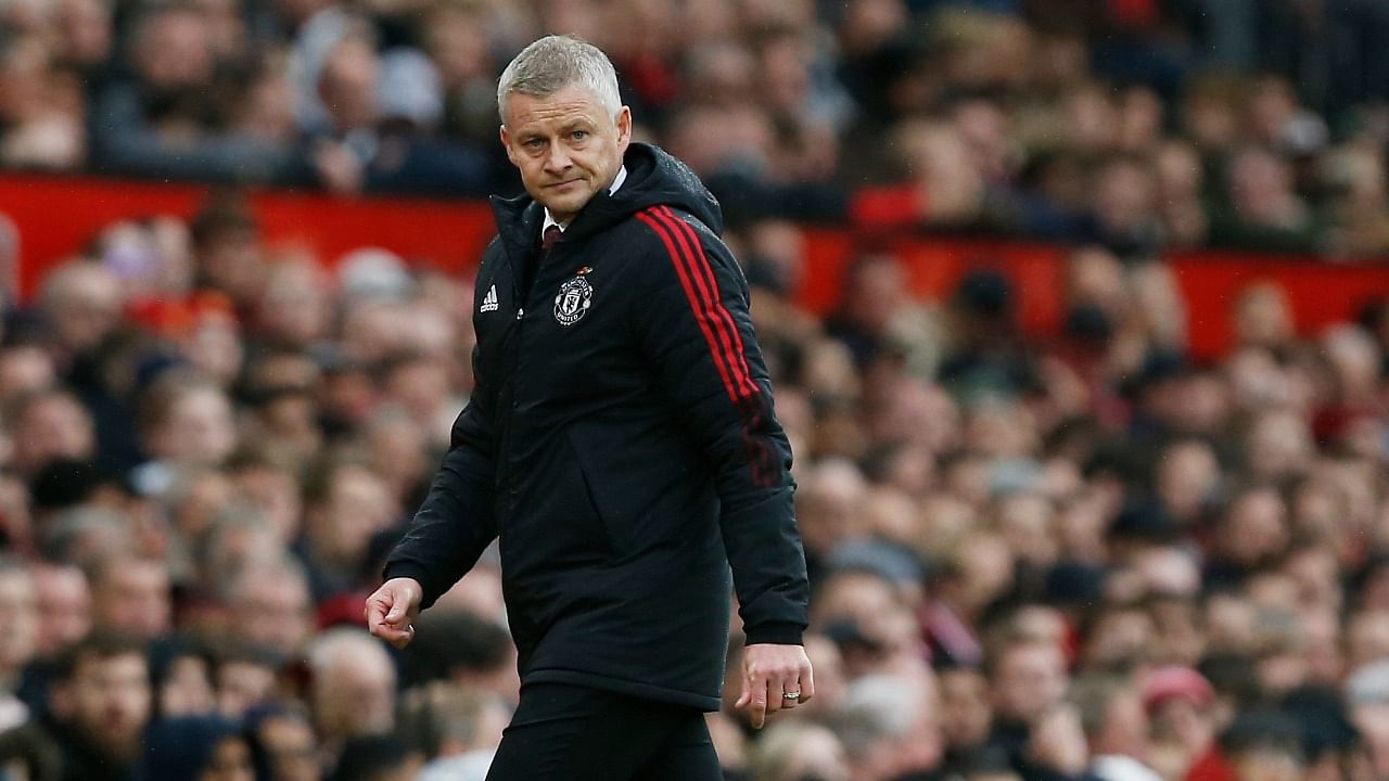 Under-fire Manchester United manager Ole Gunnar Solskjaer. Credit: Reuters File Photo