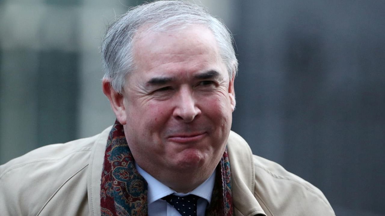Former UK Minister Geoffrey Cox. Credit: Reuters Photo