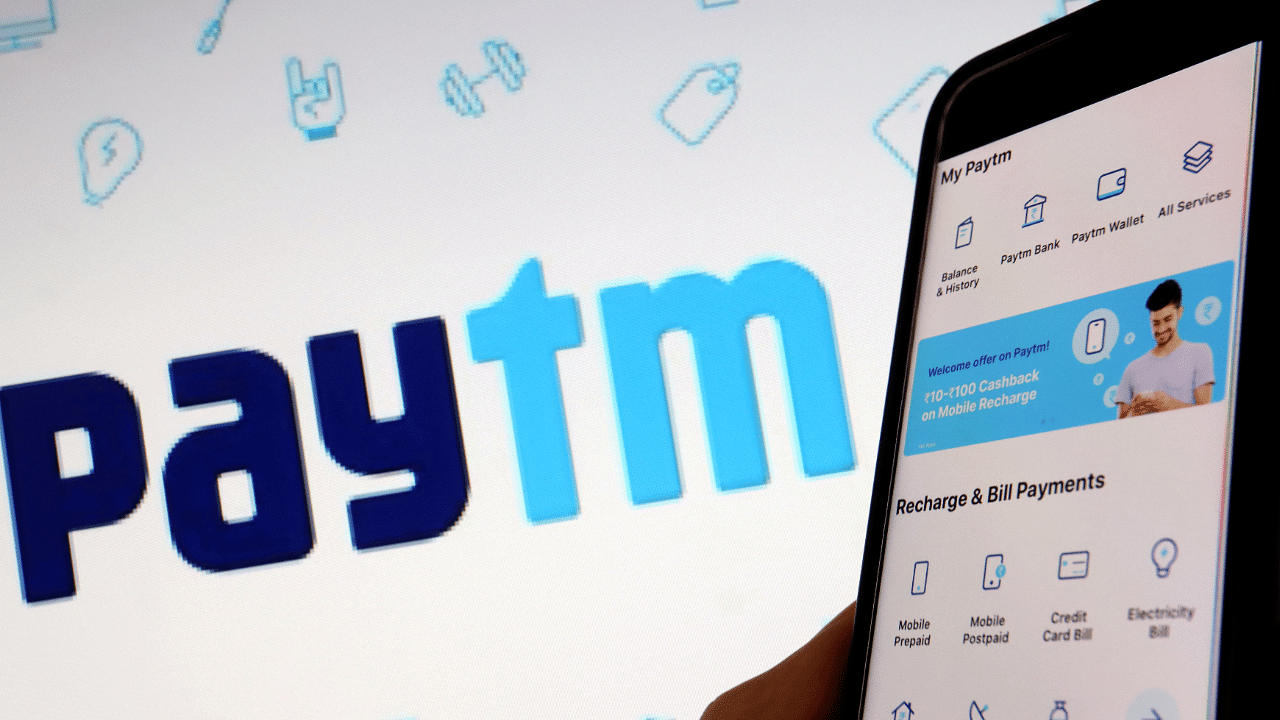 Paytm logo. Credit: Reuters Photo