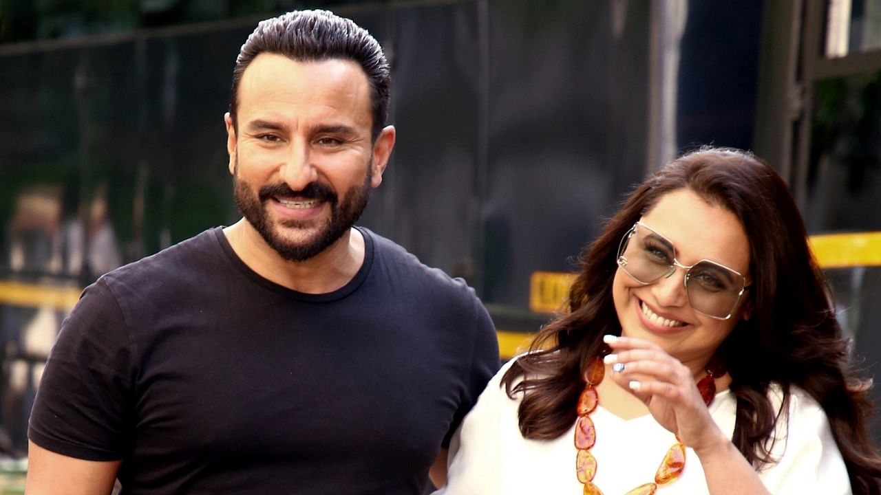 Bollywood actors Saif Ali Khan and Rani Mukherji. Credit: PTI Photo