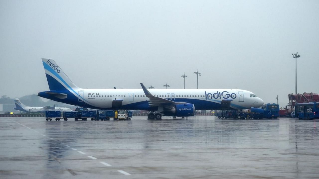  Chennai Domestic Airport following heavy rain. Credit: PTI Photo