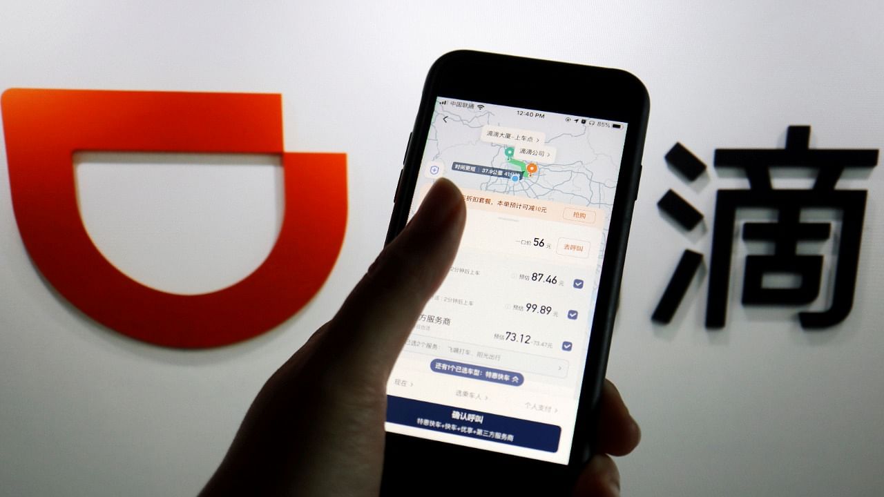 Didi provides 25 million rides a day in China to users who sign up through an app that uses a phone number and password. Credit: Reuters File Photo