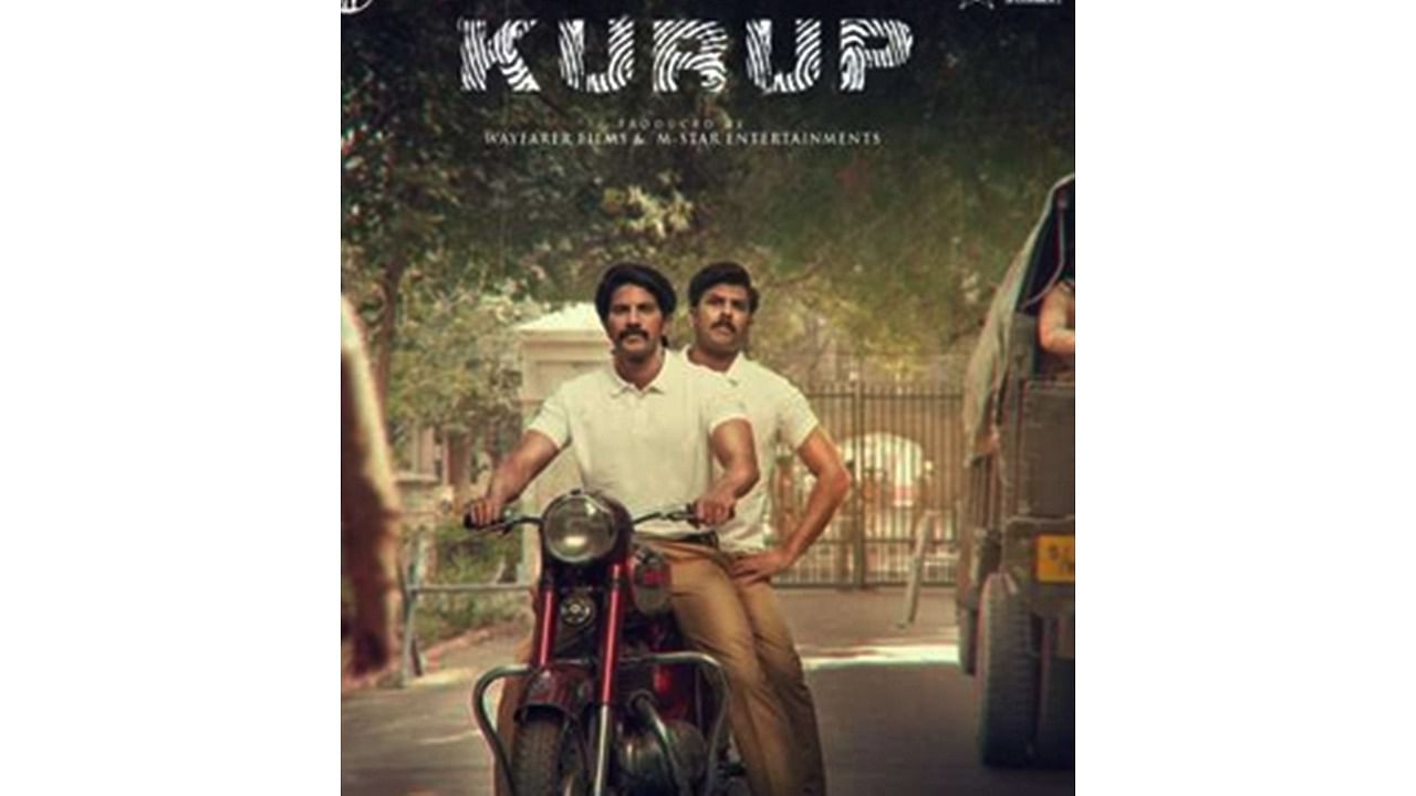 Dulquer Salman as Sukumara Kurup in the movie, 'Kurup'. Credit: IANS