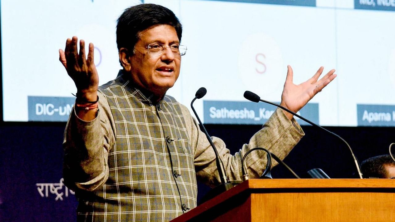 Commerce and Industry Minister Piyush Goyal. Credit: PTI Photo