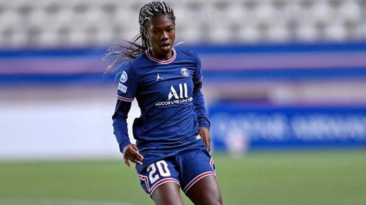 Paris Saint-Germain women's footballer Aminata Diallo. Credit: IANS Photo