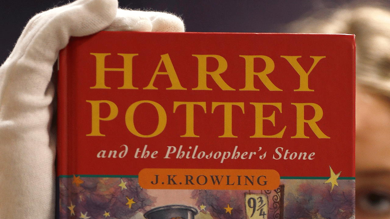 Hardcover of Harry Potter and the Sorcerer’s Stone. Credit: Reuters Photo