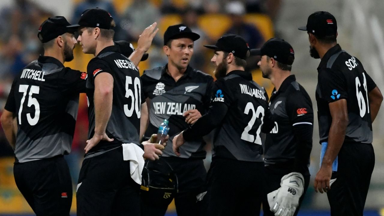 New Zealand cricket team. Credit: AFP Photo