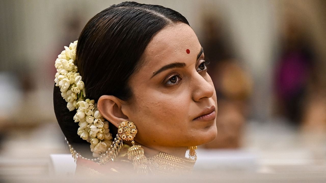 Bollywood actor Kangana Ranaut attends the 67th National film awards and Dadasaheb Phalke Awards 2019 held in New Delhi on October 25, 2021. Credit: AFP File Photo