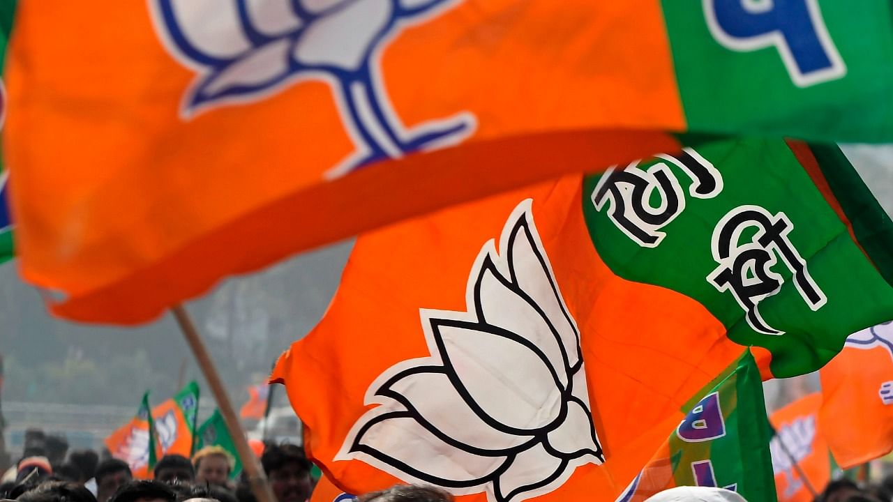 The BJP called for the Amravati bandh to protest against the Friday demonstrations, resulting in massive crowds surging onto the roads, shouting slogans, carrying banners and flags. Credit: AFP File Photo