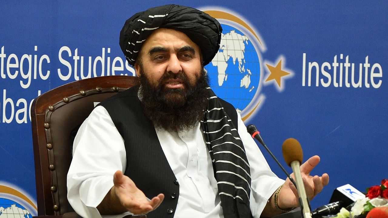 Afghanistan's Foreign Minister Amir Khan Muttaqi. Credit: AFP File Photo