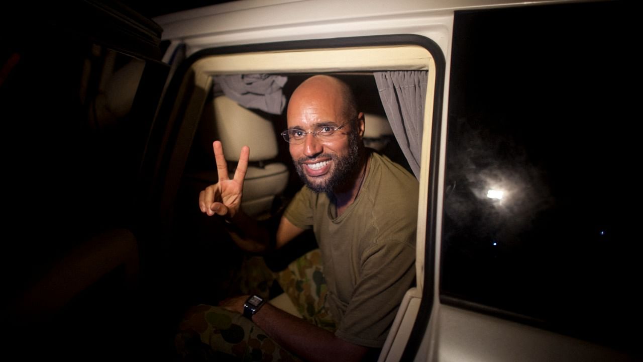 Saif al-Islam al-Gaddafi, son of Libyan leader Muammar al-Gaddafi. Credit: AFP File Photo