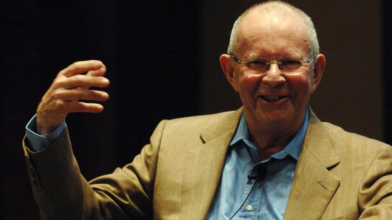 Zambian-born bestselling adventure author Wilbur Smith. Credit: AFP Photo