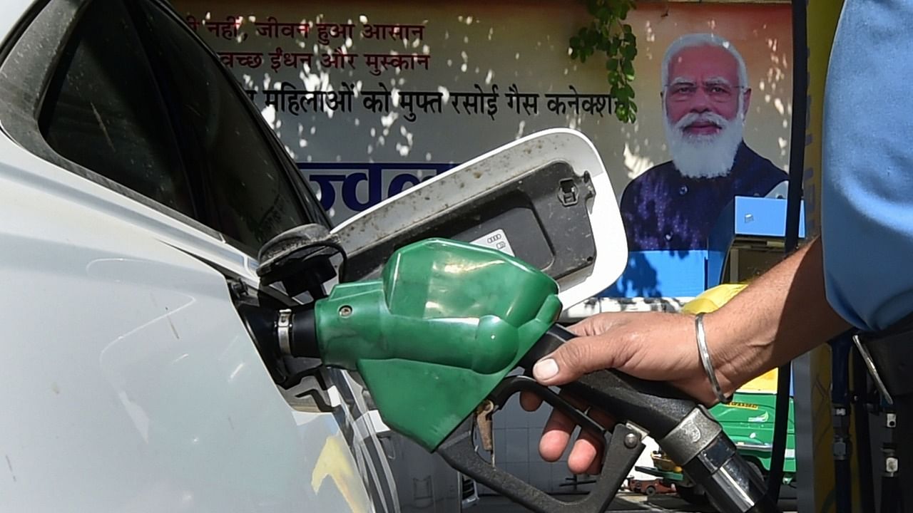 This token reduction must be seen in the light of the fact that central excise constitutes Rs. 33 per litre of petrol and Rs. 32 per litre of diesel, the party said. Credit: PTI File Photo