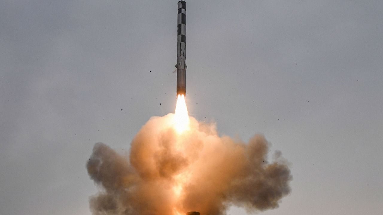 BrahMos missile test. Credit: PTI File Photo