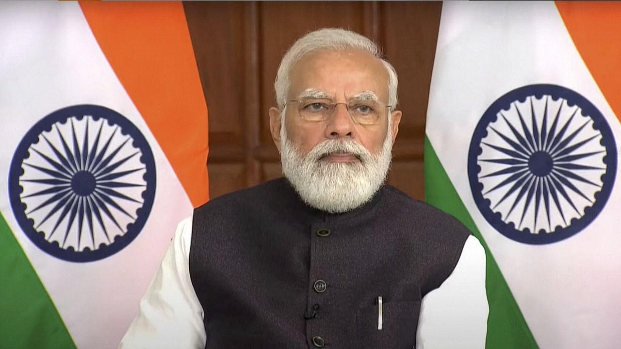 Prime Minister Narendra Modi will be in Bhopal for around four hours during which he will address to mark the 'Janjatiya Gaurav Diwas' and then dedicate the renovated Habibganj Railway station to the people. Credit: PTI Photo