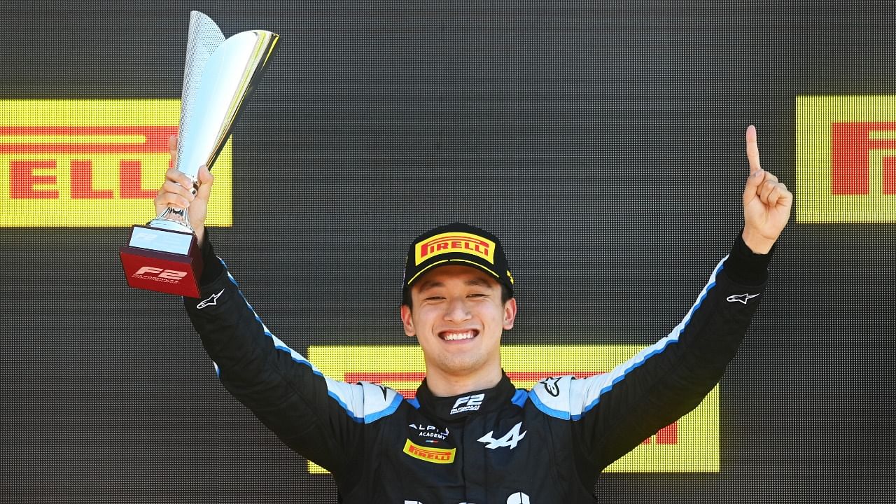 Guanyu Zhou, currently with F2 team UNI Virtuosi will be Alfa Romeo's second driver for the 2022 F1 season. Credit: Getty Images