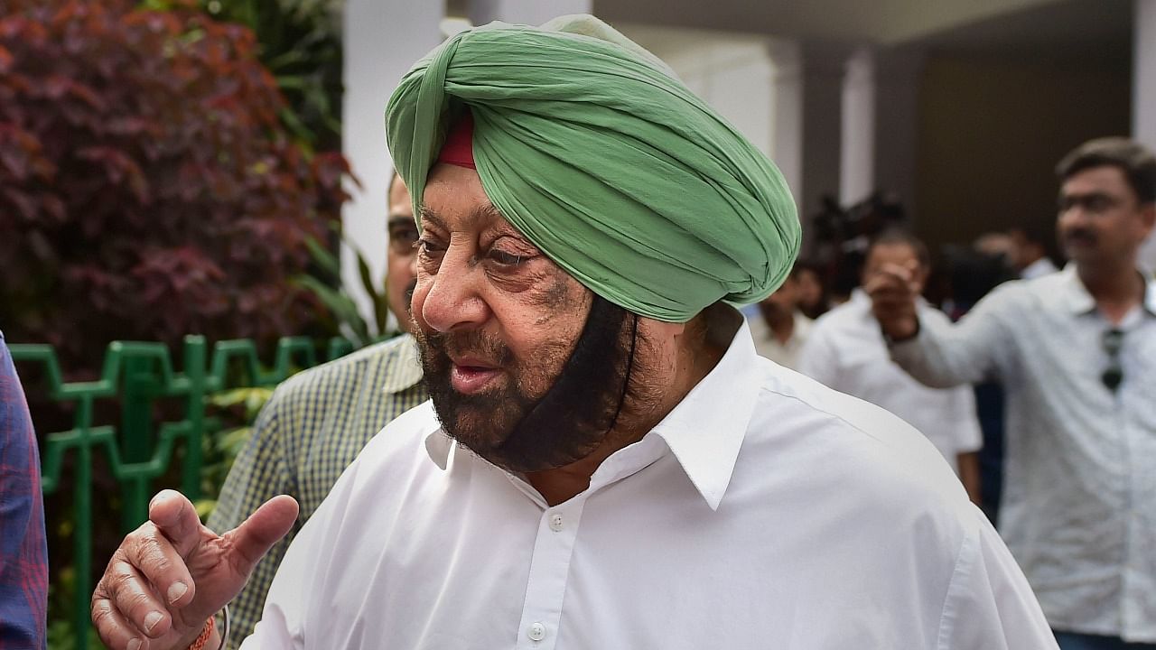 Former Punjab CM Amarinder Singh. Credit: PTI File Photo