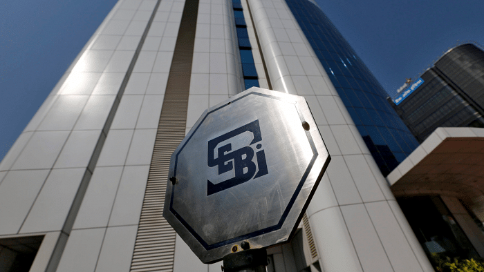 The logo of the Securities and Exchange Board of India (SEBI). Credit: Reuters Photo
