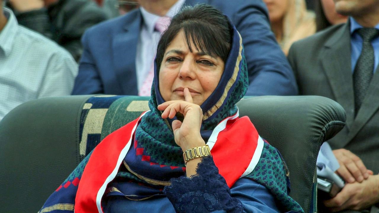 Former Chief Minister and PDP President Mehbooba Mufti. Credit: PTI Photo