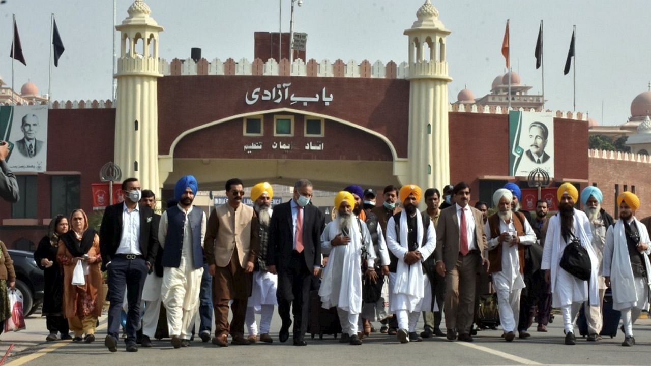 Indian Sikh pilgrims reach Kartarpur. Credit: PTI Photo