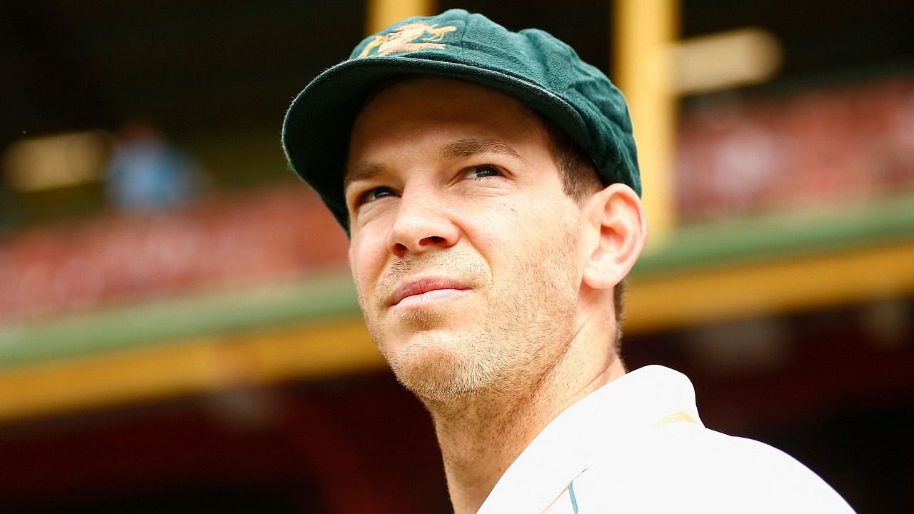 Tim Paine announced his shock resignation as Australian Test cricket captain on November 19, 2021 over what he described as an inappropriate "private text exchange" with a then-colleague. Credit: AFP File Photo