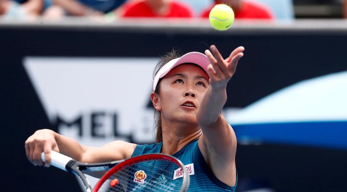 China’s Tennis player Peng Shuai. Credit: Reuters File Photo