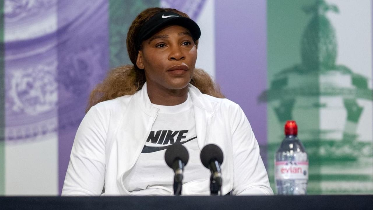 US tennis player Serena Williams. Credit: AFP Photo