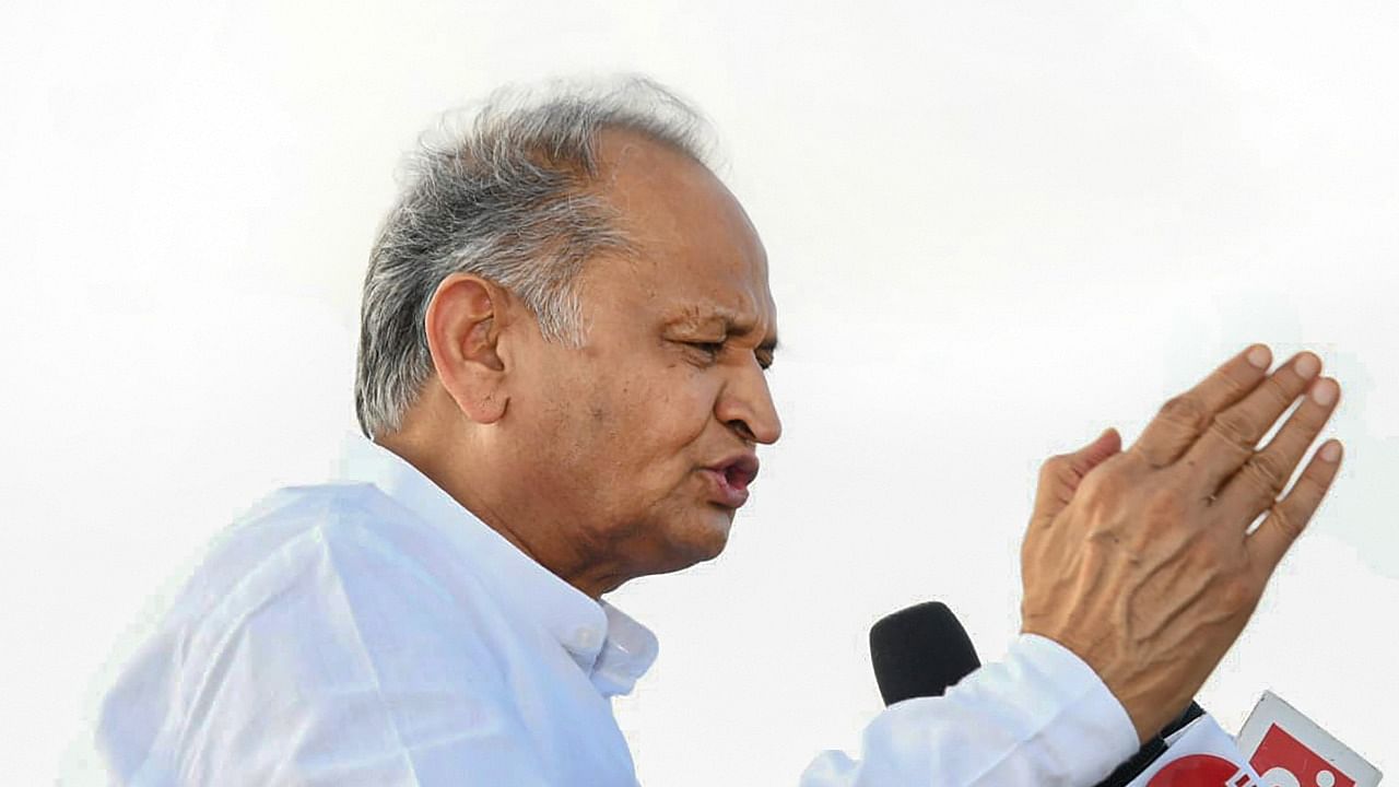 Rajasthan Chief Minister Ashok Gehlot. Credit: PTI Photo