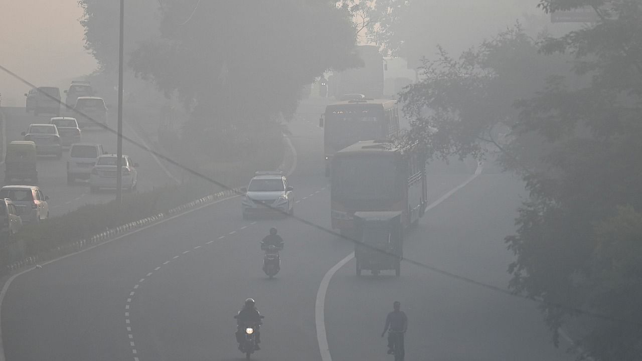 According to the India Meteorological Department, the city recorded a minimum temperature of 9.8 degrees Celsius, three notches below normal. Credit: AFP Photo