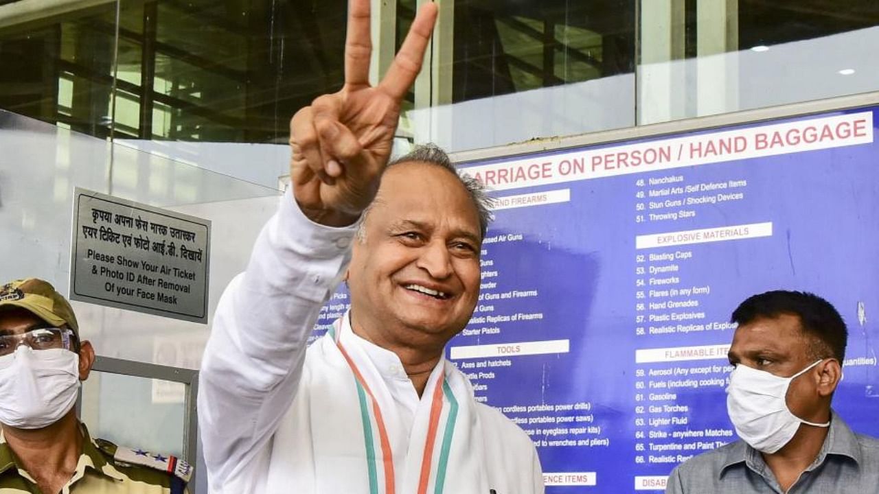  Rajasthan Chief Minister Ashok Gehlot. Credit: PTI Photo